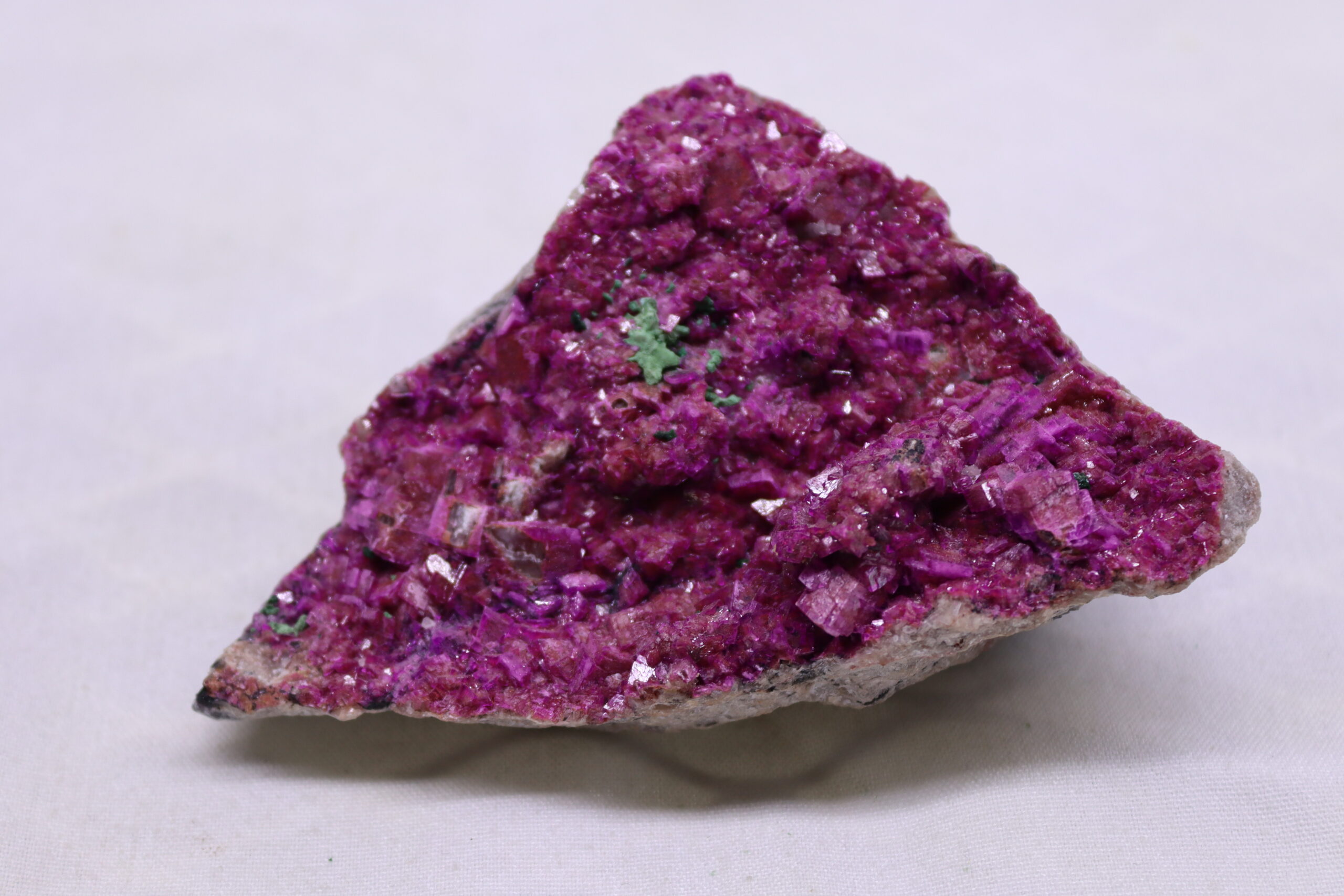 Cobalto Calcite Cluster | Vibrant Pink Heart Chakra Crystal Specimen