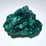 Natural Green Banded Malachite Tumbled Gemstone