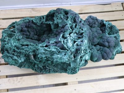 Velvet Malachite Specimen – Raw Fibrous Crystal Cluster